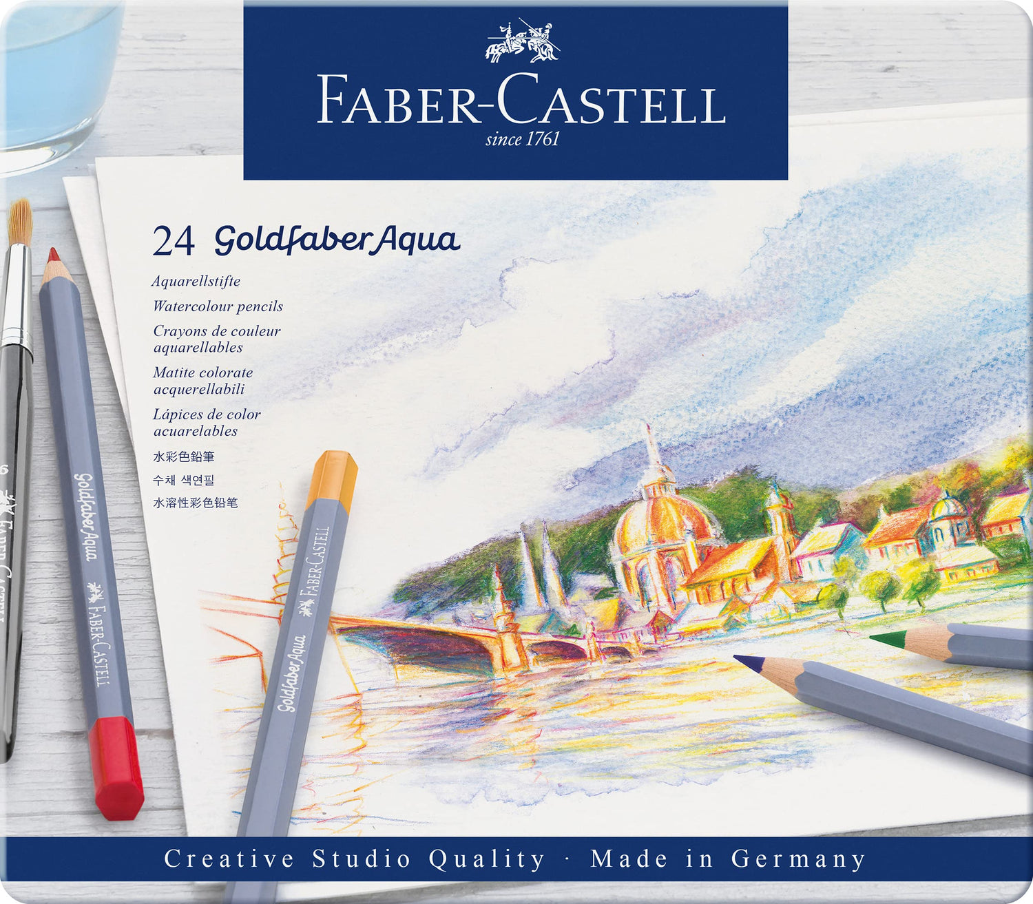 Faber-Castell Goldfaber Aqua Watercolor Pencil Set with Multiple Options