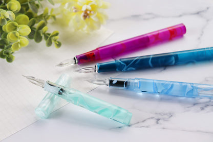 Teranishi Chemical Industry Glass Pen with Cap in Various Colors