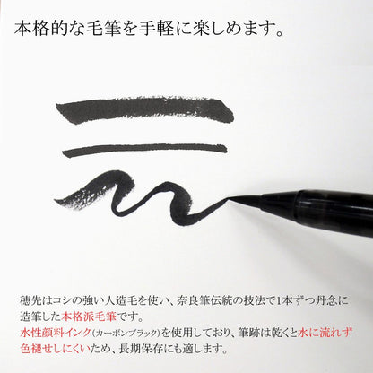 Akashiya Bamboo Brush Pen with Case Options and Gift Box