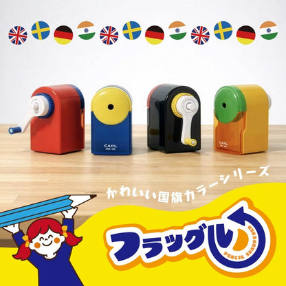 CARL Manual Pencil Sharpener with Jam Removal Function