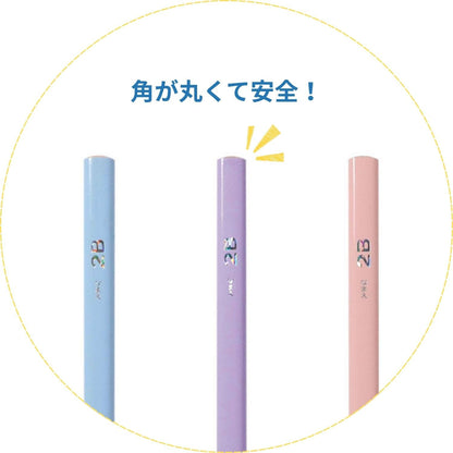 Kutsuwa Correct Grip &amp; STAD Three-Sided Grip 2B Pencils 12-Pack