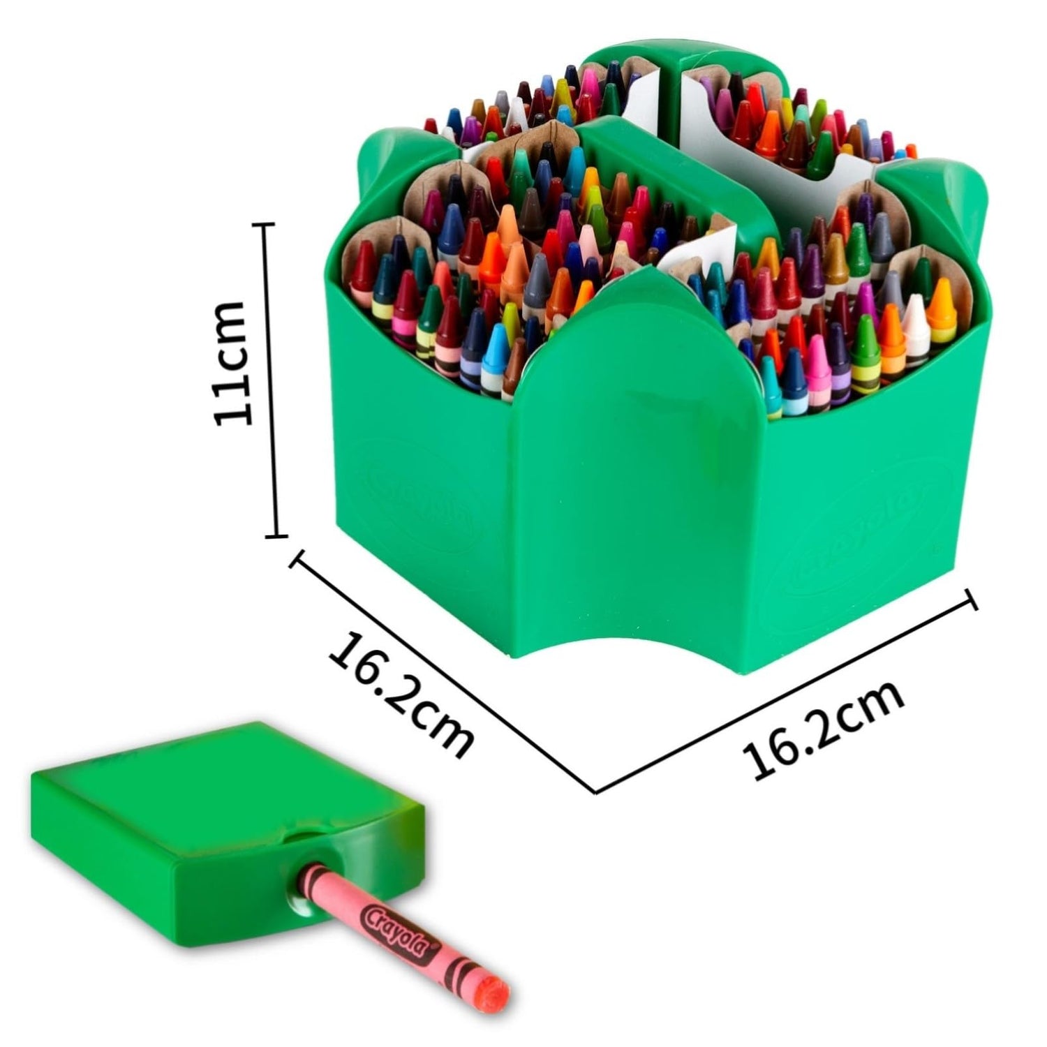 Crayola Crayon Collection 48 &amp; 152 Colors with Sharpener