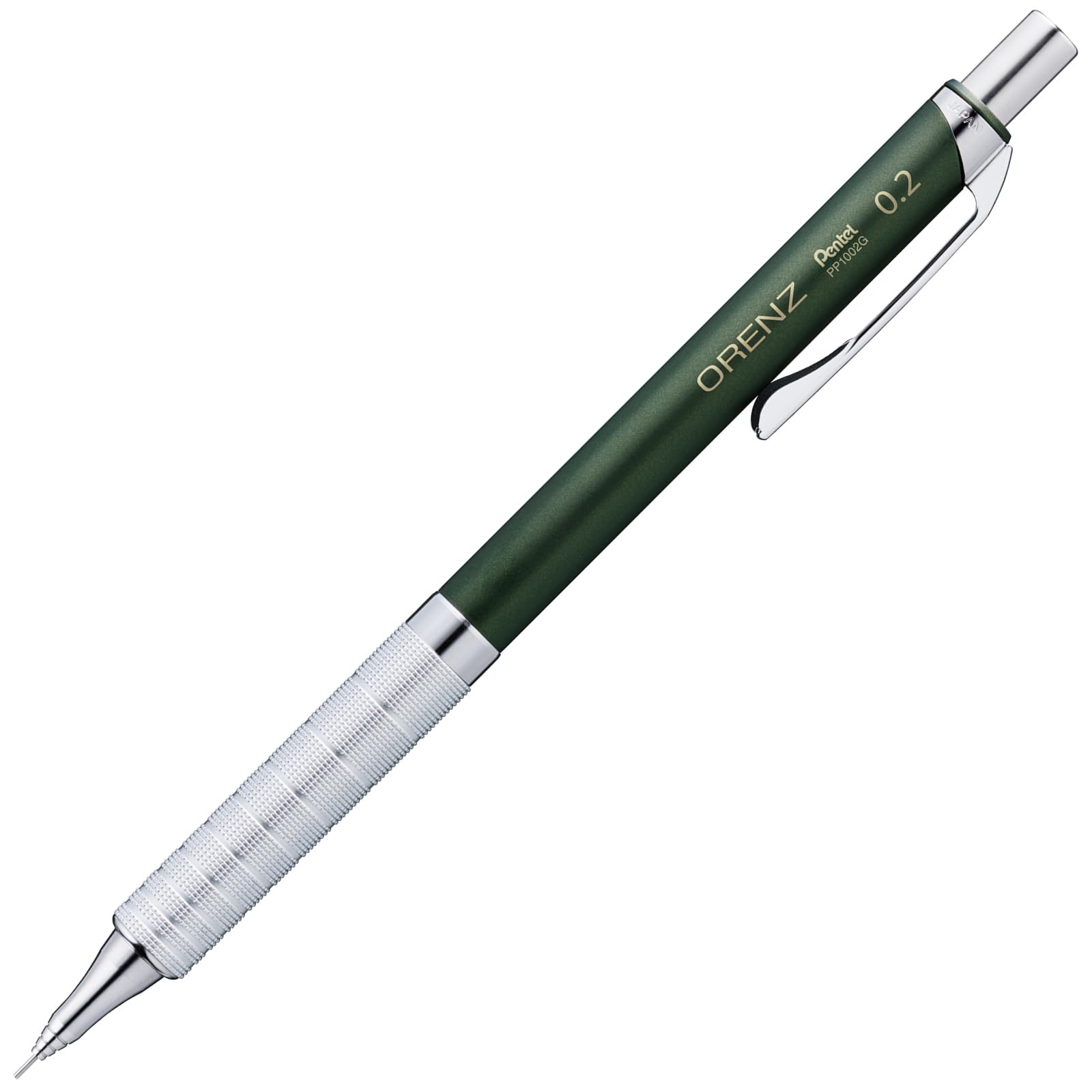 Pentel ORENZ Metal Grip Mechanical Pencil 0.2mm