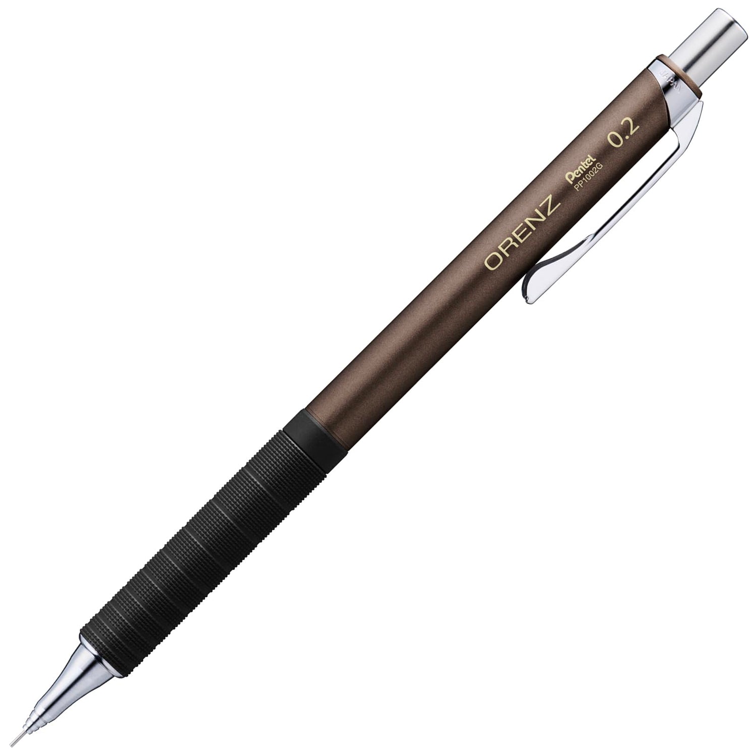 Pentel ORENZ Metal Grip Mechanical Pencil 0.2mm