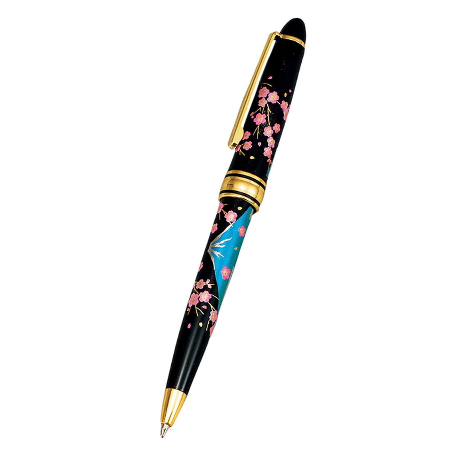 Mitani Japanese Lacquer Ballpoint Pen 13.5cm with Elegant Designs