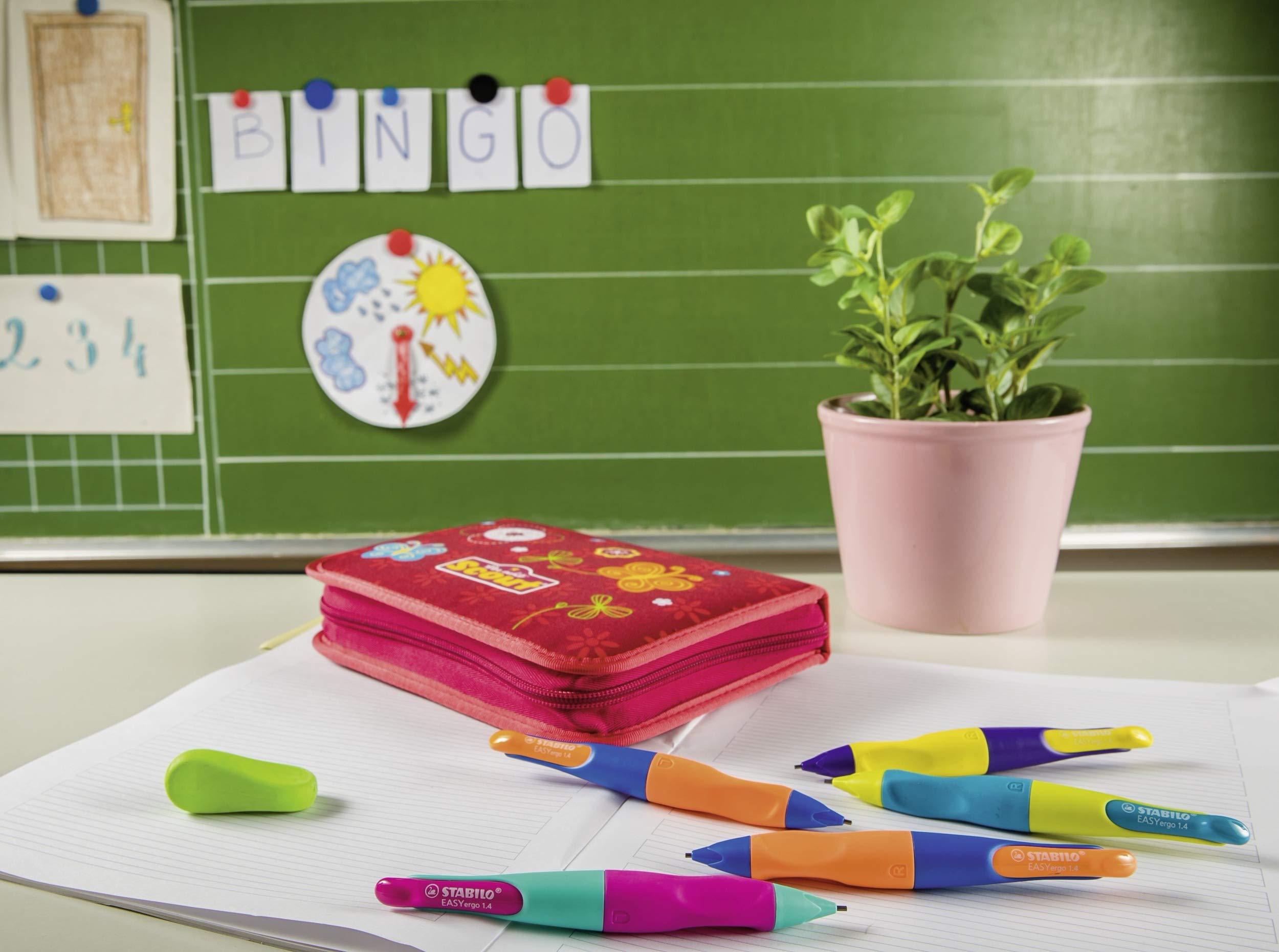 STABILO Easy Ergo 1.4mm Mechanical Pencil for Right-Handed Users