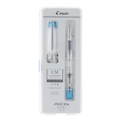 PILOT Prera Fountain Pen &amp; Calligraphy Pen Light Blue Nib Options