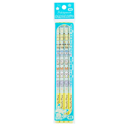 Showa Note Pokemon Pencil Set 4B &amp; B - 4 Pieces &amp; 1 Dozen