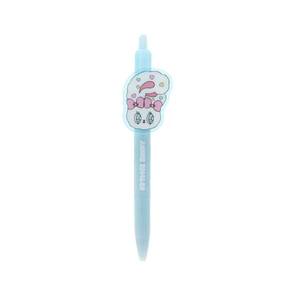 Sun-Star Stationery Estabunny Ballpoint Pen with Plate and Ribbon Feature