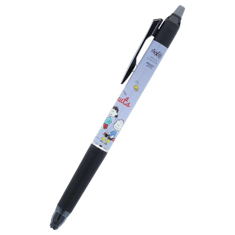 Sun-Star Stationery Snoopy Friction Knock Ballpoint Pen & A Style
