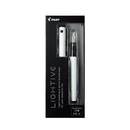 PILOT Fountain Pen Active White Fine Point &amp; Medium Point