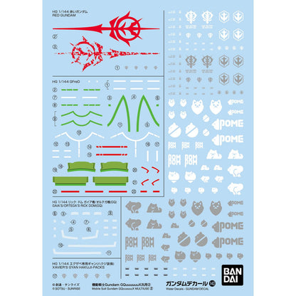 BANDAI SPIRITS Gundam Decal No.139 &amp; No.140 Water Transfer Decals