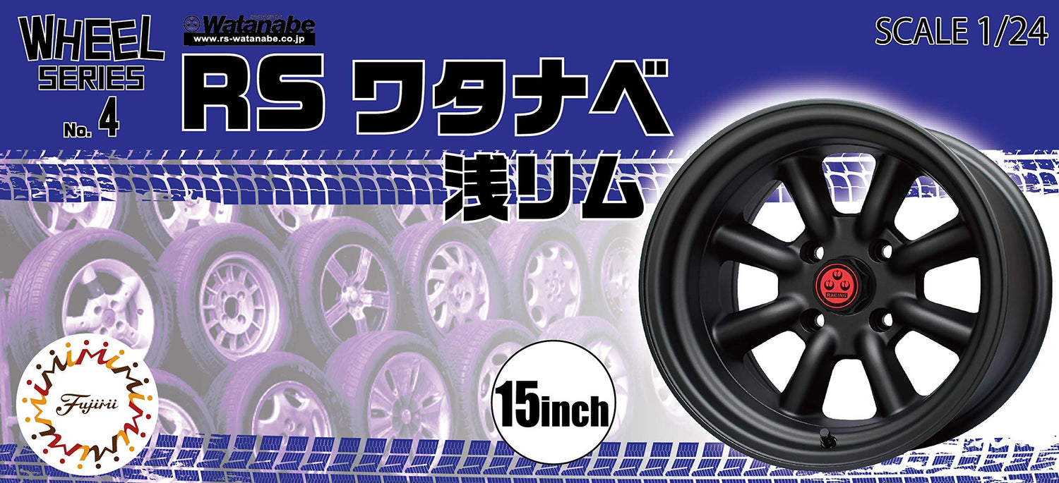 FUJIMI 1/24 Scale Racing Wheel Model Parts Collection