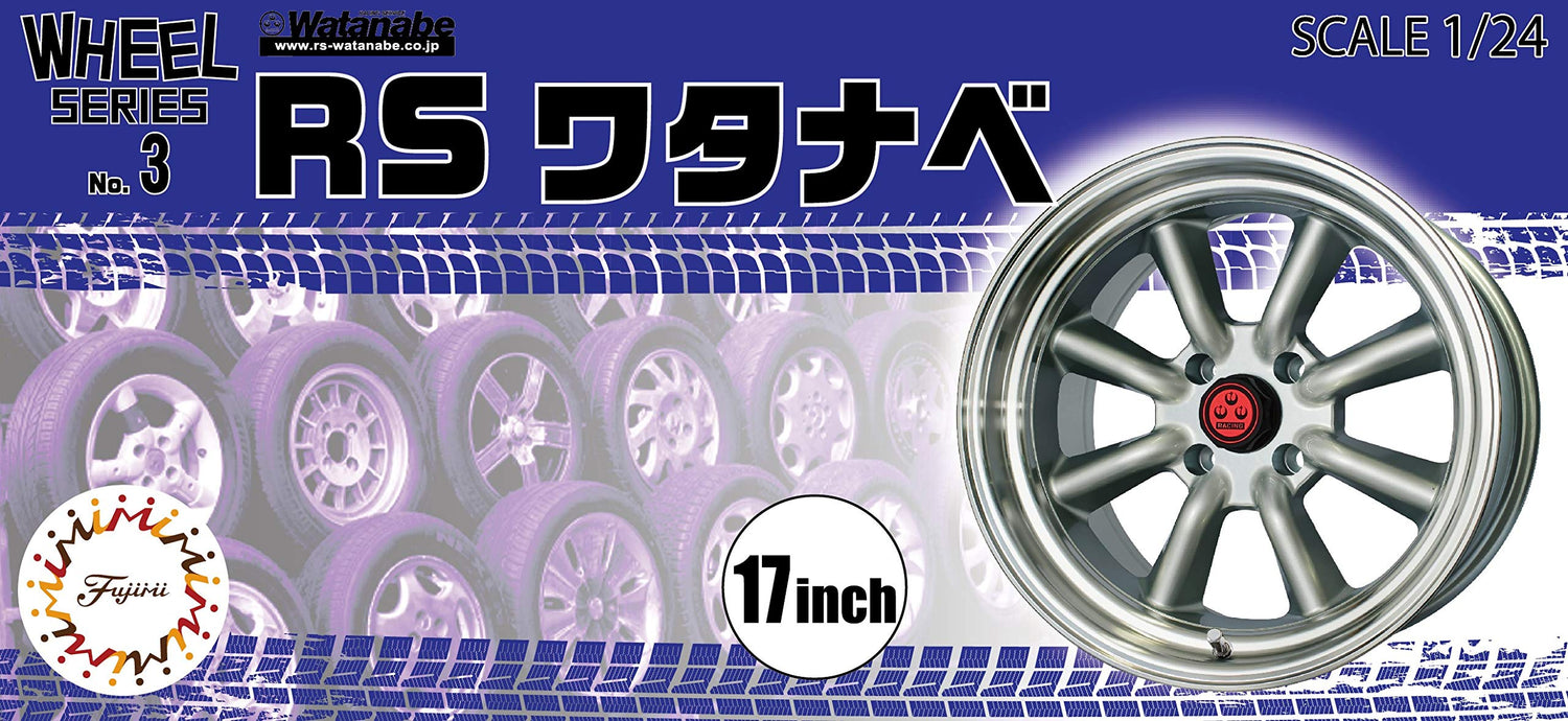 FUJIMI 1/24 Scale Racing Wheel Model Parts Collection