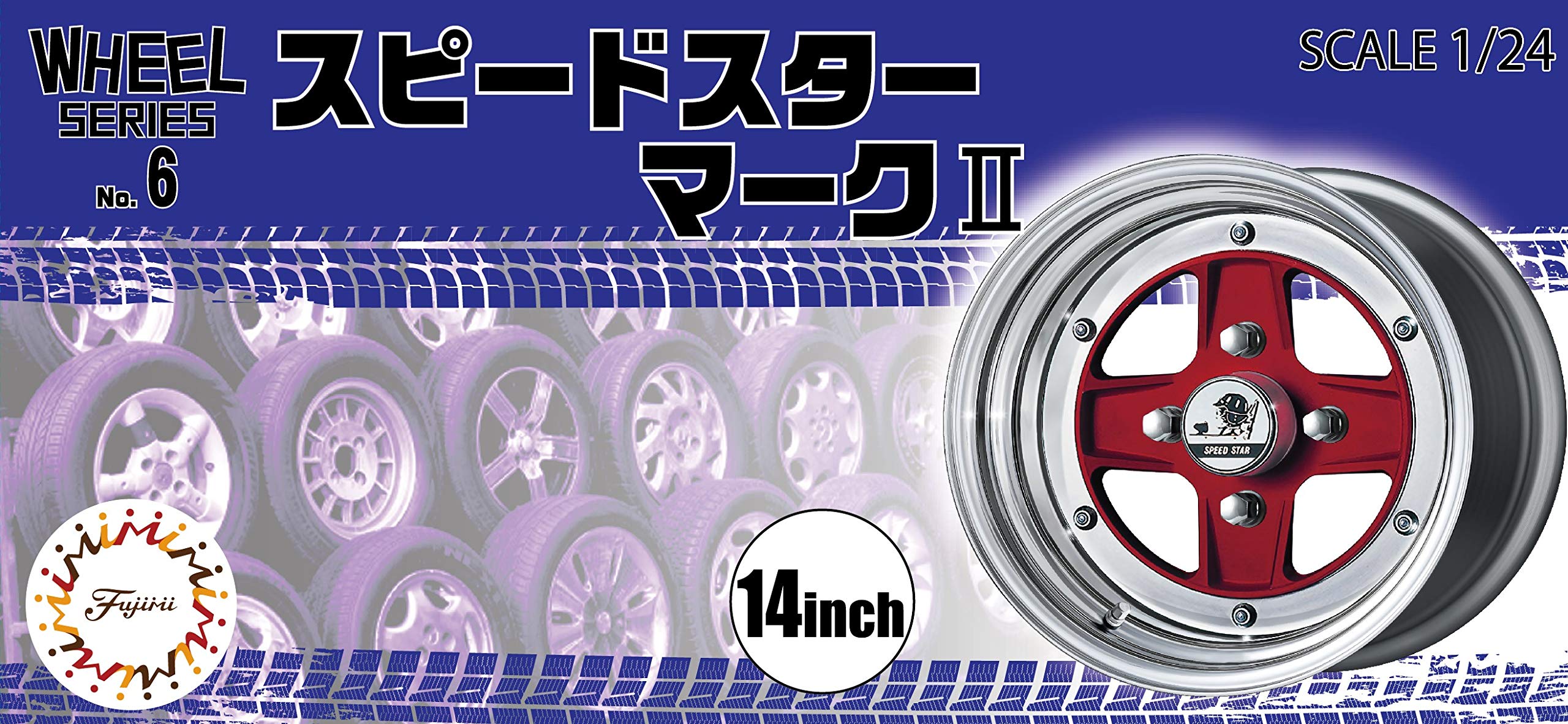 FUJIMI 1/24 Scale Racing Wheel Model Parts Collection
