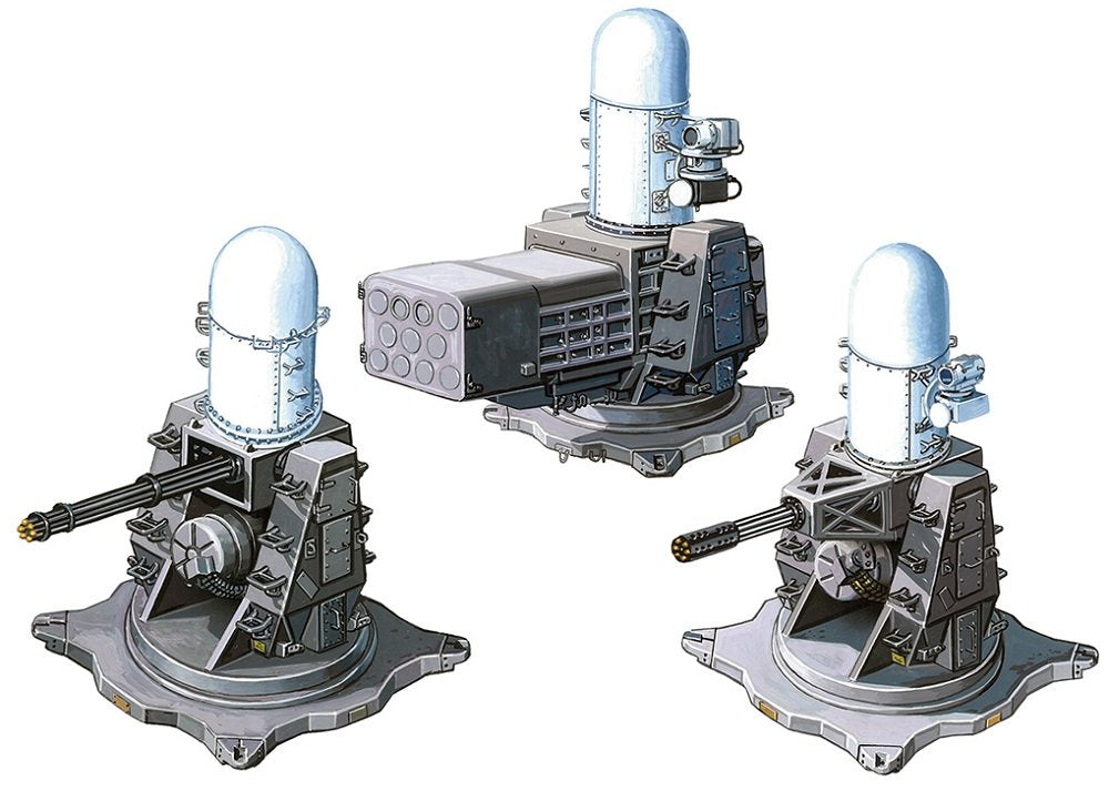 FineMolds 1/700 Nano Dread Series Modern Ship Parts Set