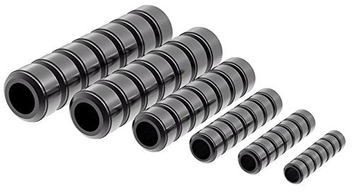 HiQparts MZ Pipe Black Pack of 20 for Japanese Model Kits &amp; Versatile Use