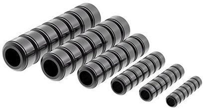 HiQparts MZ Pipe Black Pack of 20 for Japanese Model Kits &amp; Versatile Use