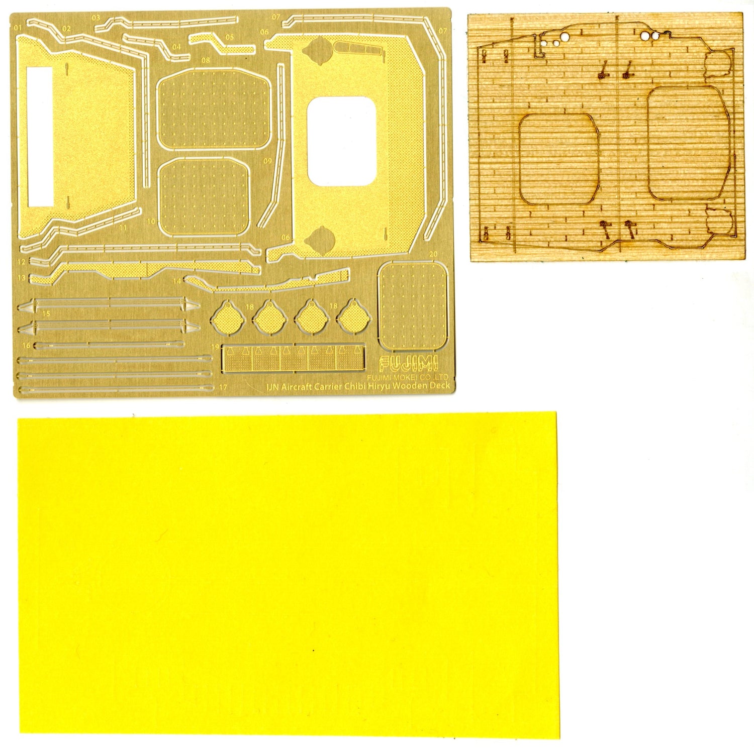FUJIMI Chibi Maru Upgrade Parts Authentic Wood Deck Seal
