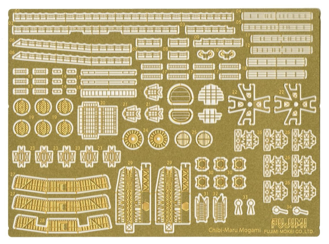 FUJIMI Chibi Maru Upgrade Parts for Mogami, Kaga, and Kirishima