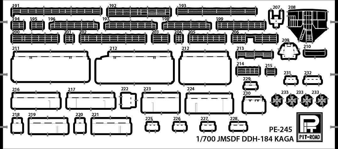 PIT-ROAD 1/700 Upgrade Parts for JMSDF Izumo Class &amp; Yamato Battleship