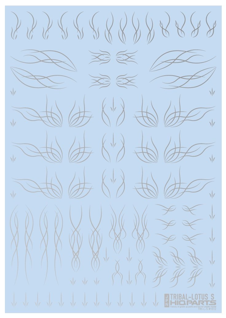 HiQparts Tribal Lotus Decorative Sticker & Sheet Mask
